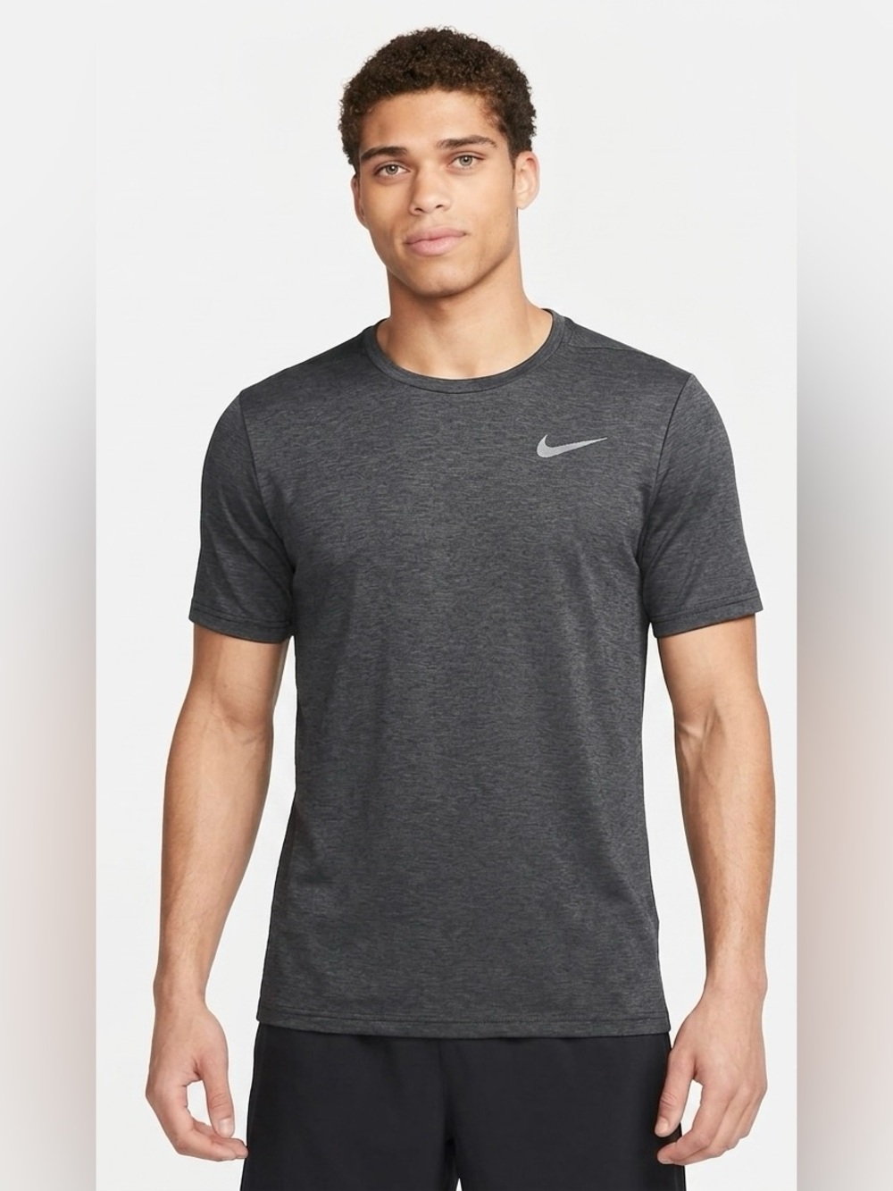 Nike Dry Fit Gray Workout Athletic Tee Shirt Size Small Fitness Gym Gorpcore